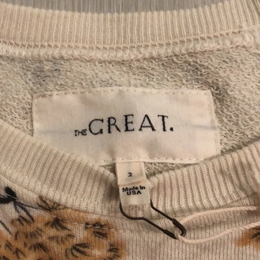 The Great. Chamomile Floral Sweatshirt - Picture 3 of 6